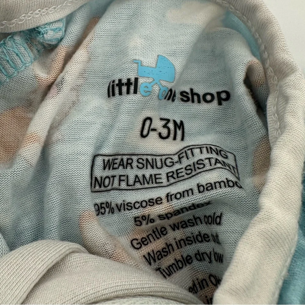 Little One Shop Corgi 0-3 Month Zippered Footless Pajama Baby Unisex Neutral